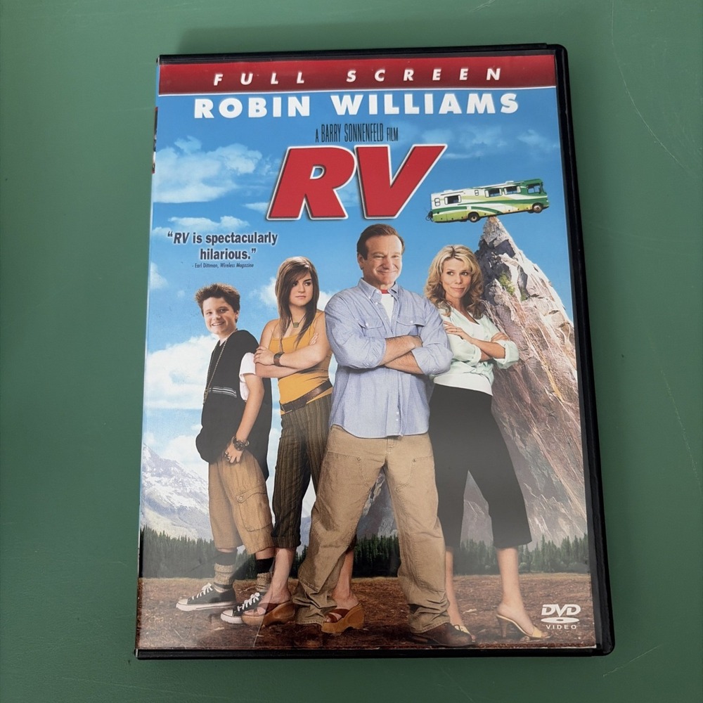 RV DVD 2006 Robin Williams Family Comedy Movie